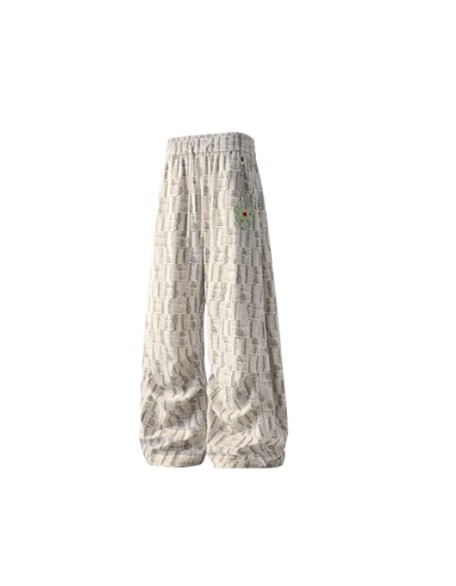 Casual Loose-Fit Straight-Leg Wide-Leg Trousers