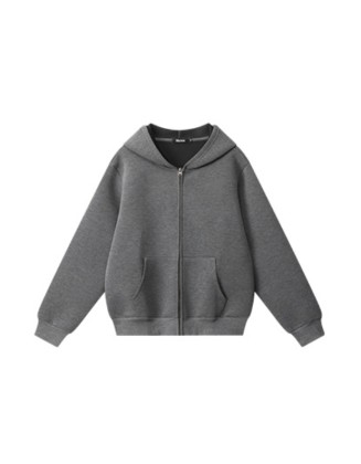 High-End Trendy Brand Loose-Fit Zipper Jacket