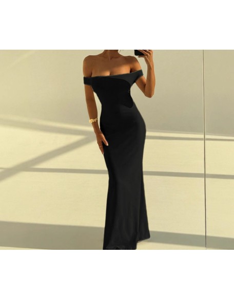 Off-the-Shoulder Backless Sexy Dress