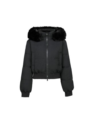 High-End Solid-Color Puffer Jacket