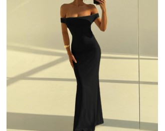 Off-the-Shoulder Backless Sexy Dress