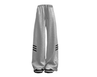 Thin-Fit Loose High-Street American-Style Wide-Leg Trousers